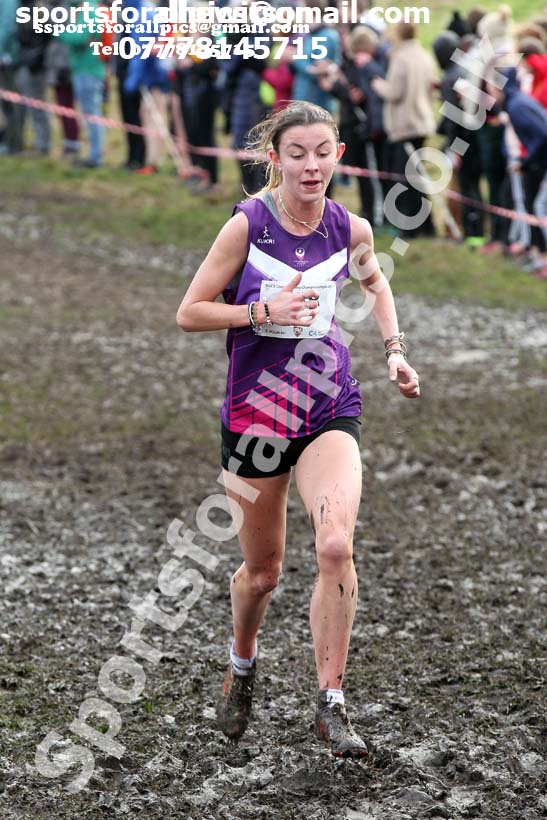 Womens long race  2020 BUCS Cross Country Champs., Edinburgh.  Photo: David T. Hewitson/Sports for All Pics